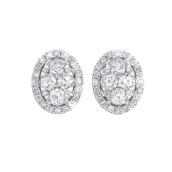 Gems One 14Kt White Gold Diamond (3/4Ctw) Earring