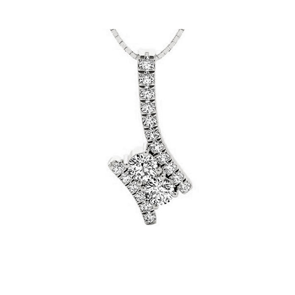 Gems One 14Kt White Gold Diamond (3/4Ctw) Pendant