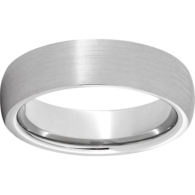 Serinium Domed Band with Satin Finish