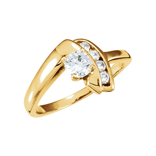 Stuller 14k Yellow Gold Semi-Mount Engagement Ring