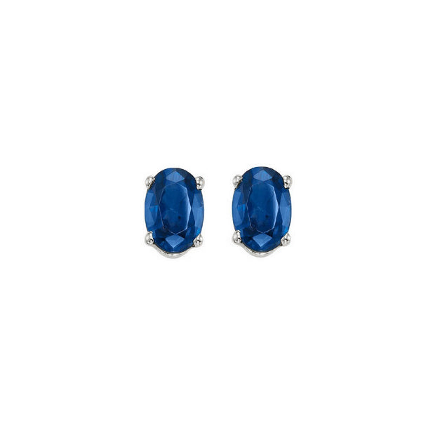 Gems One 14Kt White Gold Sapphire (7/8 Ctw) Earring