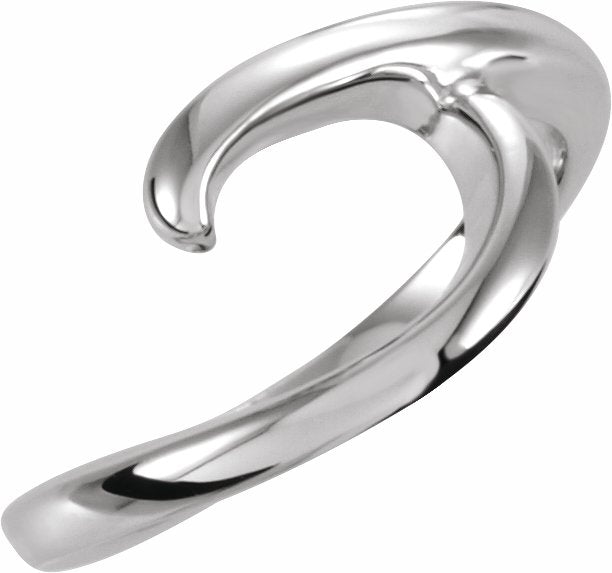 14K White Freeform Remount Ring