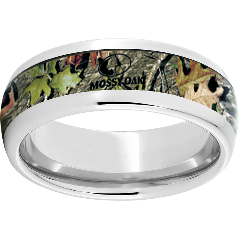 Serinium Domed Band with Mossy Oak Obsession Inlay