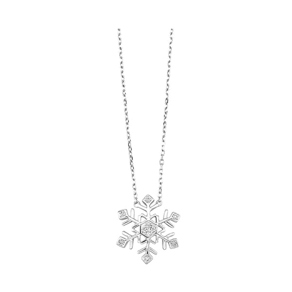 Gems One Silver Diamond (1/50 Ctw) Pendant