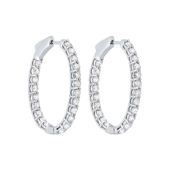 Gems One 14Kt White Gold Diamond (3Ctw) Earring