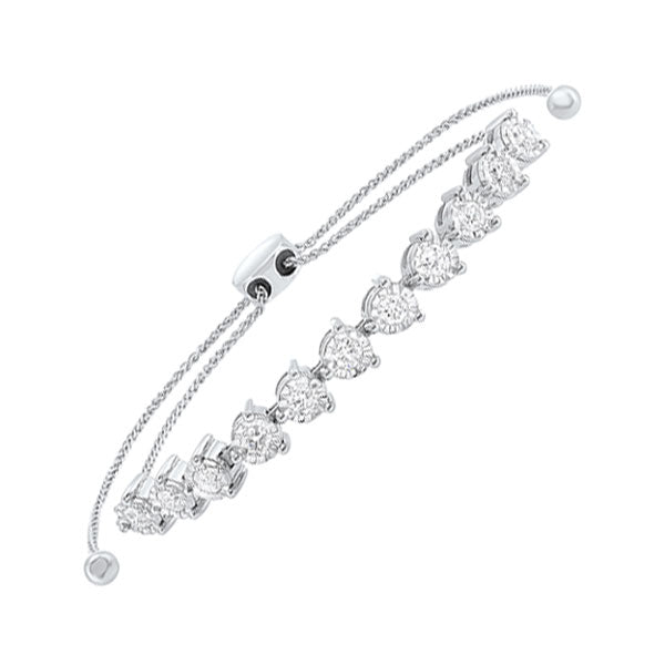 Gems One 14Kt White Gold Diamond (1Ctw) Bracelet