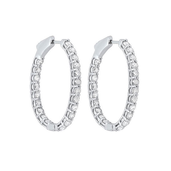 Gems One 14Kt White Gold Diamond (3Ctw) Earring