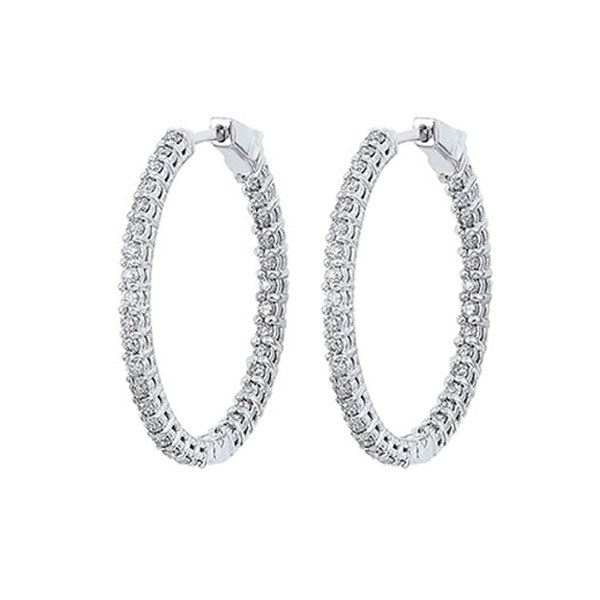 Gems One 14Kt White Gold Diamond (1Ctw) Earring