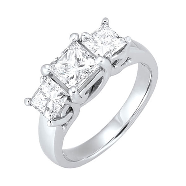 Gems One 14Kt White Gold Diamond (1/3Ctw) Ring