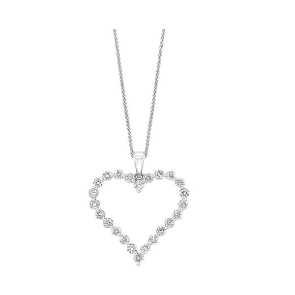 Gems One 14Kt White Gold Diamond (1Ctw) Pendant