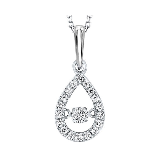 Gems One 10Kt White Gold Diamond (1/5Ctw) Pendant