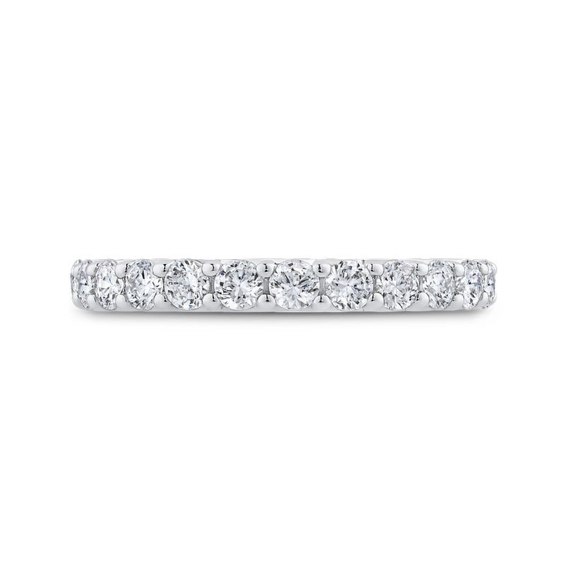 Shah Luxury 14K White Gold Diamond Wedding Band
