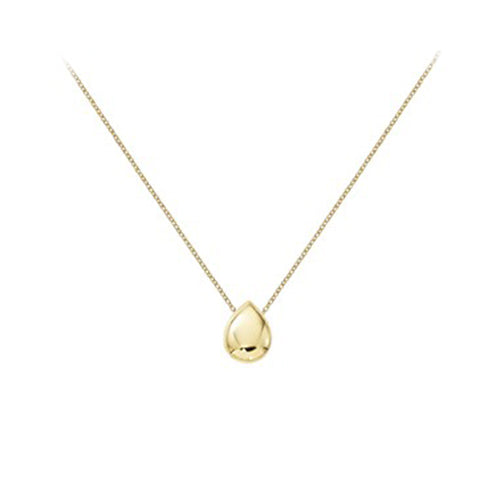 Carla 14k Yellow Tear Drop Post Pendant