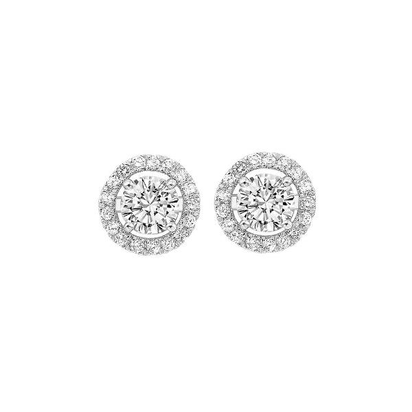 Gems One 14Kt White Gold Diamond (1/5Ctw) Earring