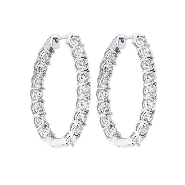 Gems One 14Kt White Gold Diamond (1Ctw) Earring