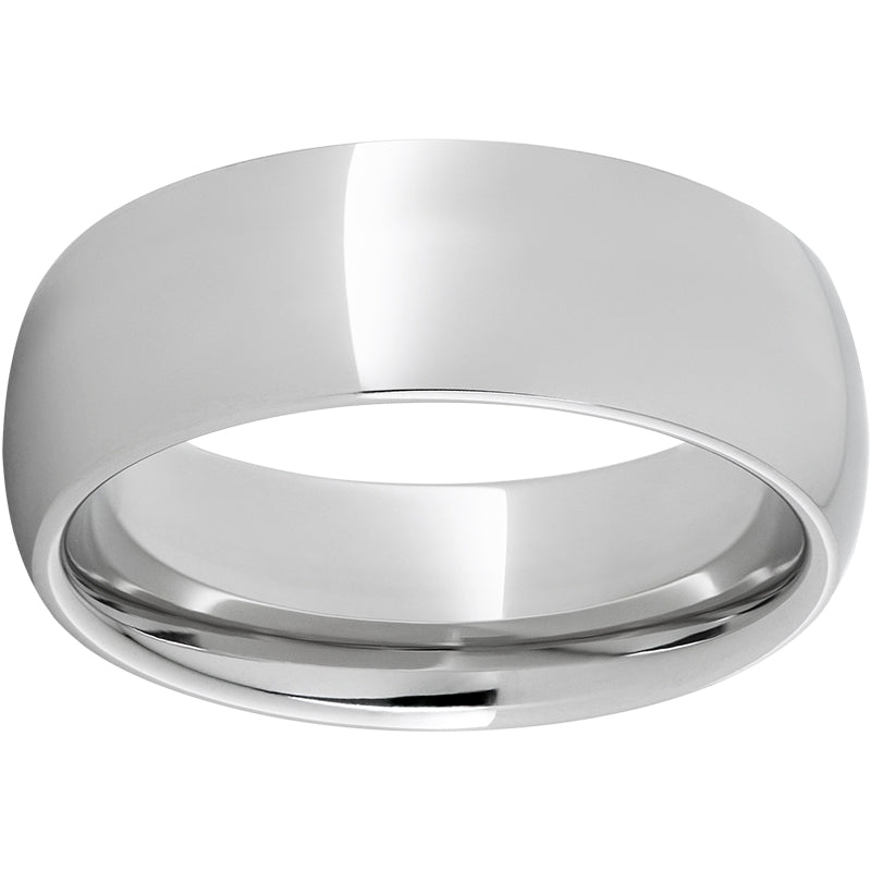 Serinium Domed Band with Polish Finish
