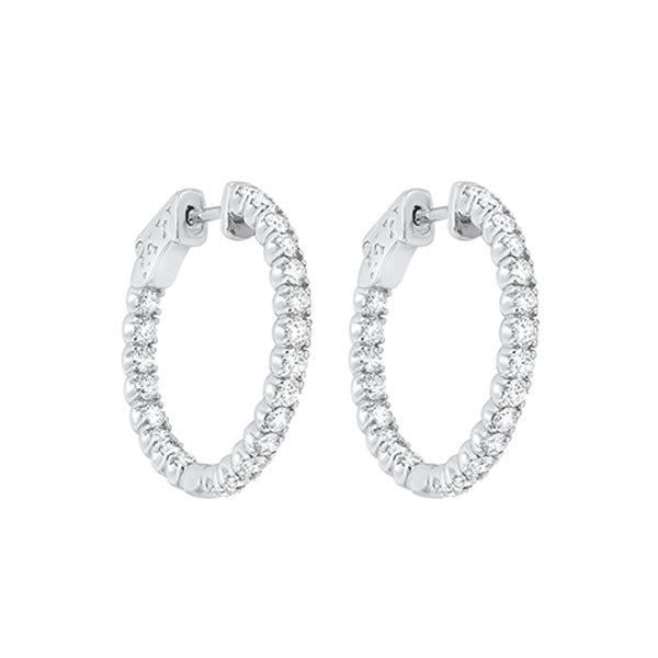 Gems One 14Kt White Gold Diamond (2Ctw) Earring