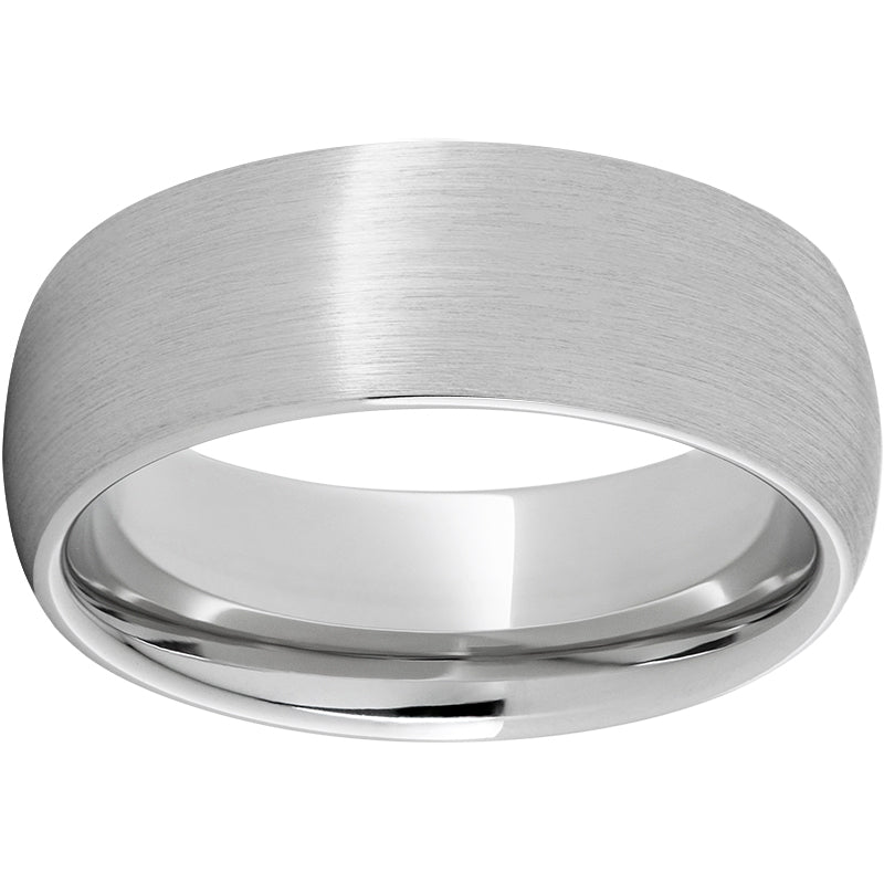 Serinium Domed Band with Satin Finish