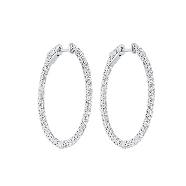 Gems One 14Kt White Gold Diamond (2Ctw) Earring