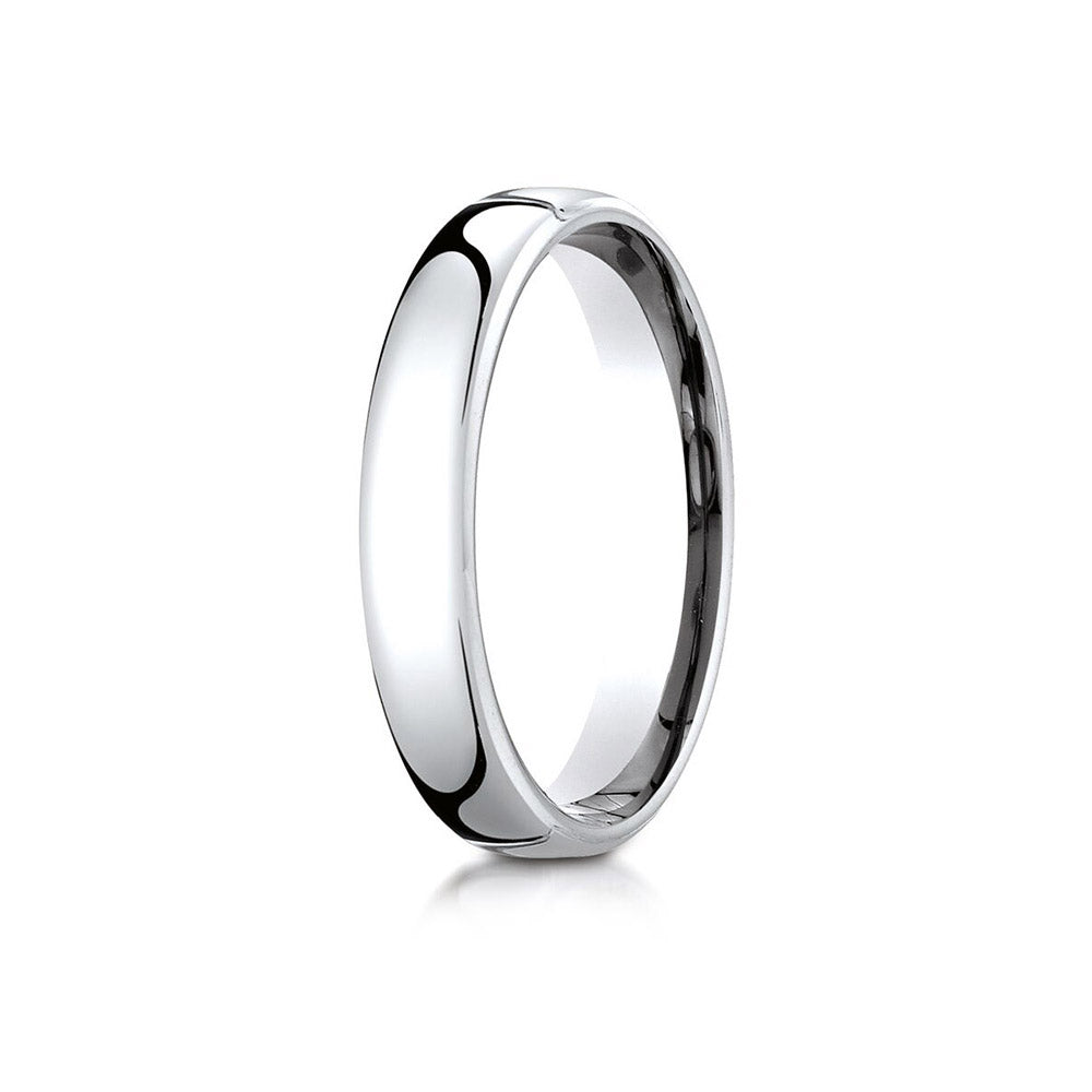 10K White Gold 4.5mm European Comfort-Fit