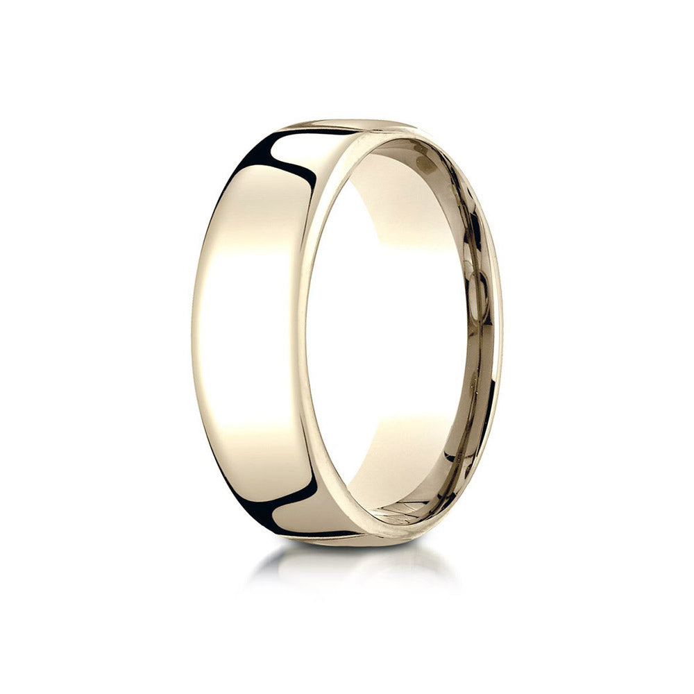 10K Yellow Gold 7.5mm European Comfort-Fit