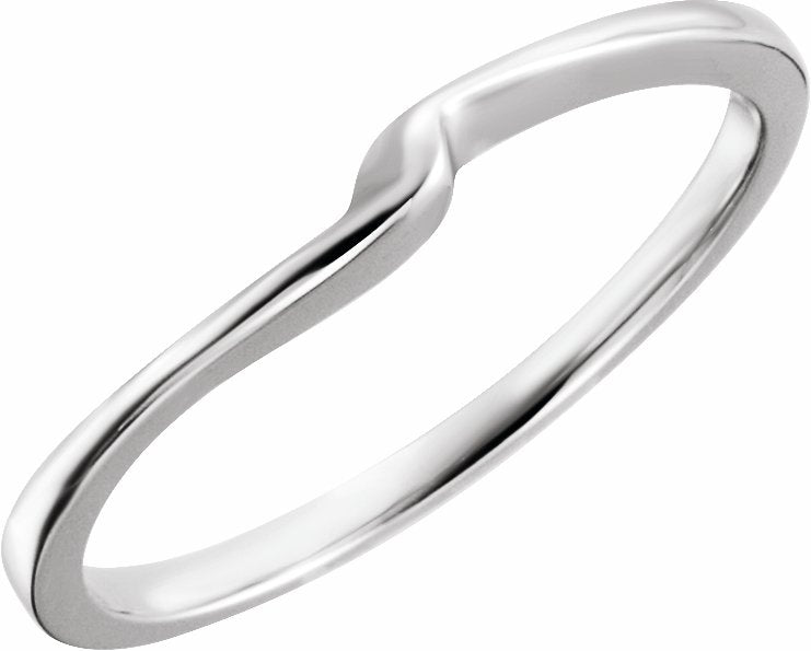 14K White Band