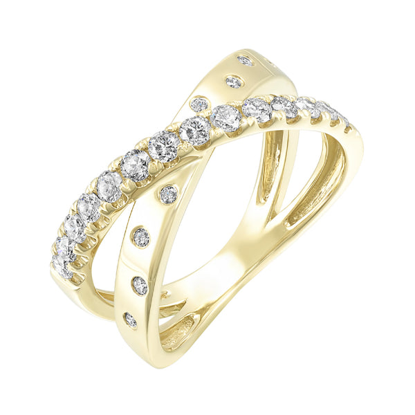 Gems One 14Kt Yellow Gold Diamond (1/2Ctw) Ring