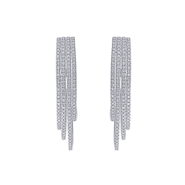 Gems One 10Kt White Gold Diamond (1/2Ctw) Earring