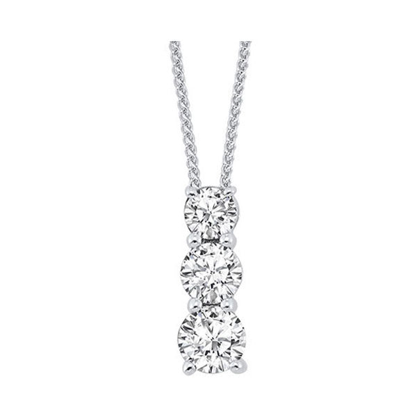 Gems One Silver Diamond (1/4Ctw) Pendant