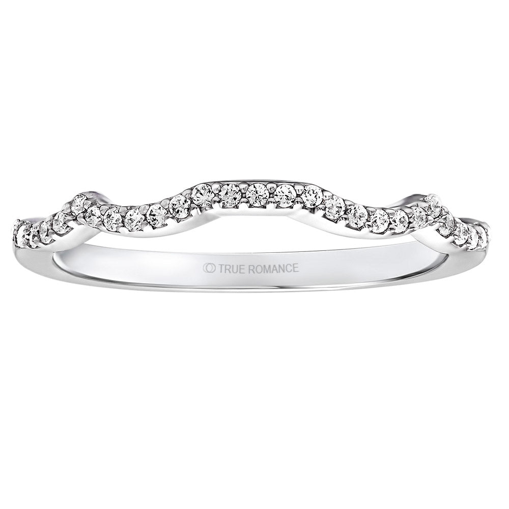 True Romance Platinum 0.17ct Diamond Wedding Band