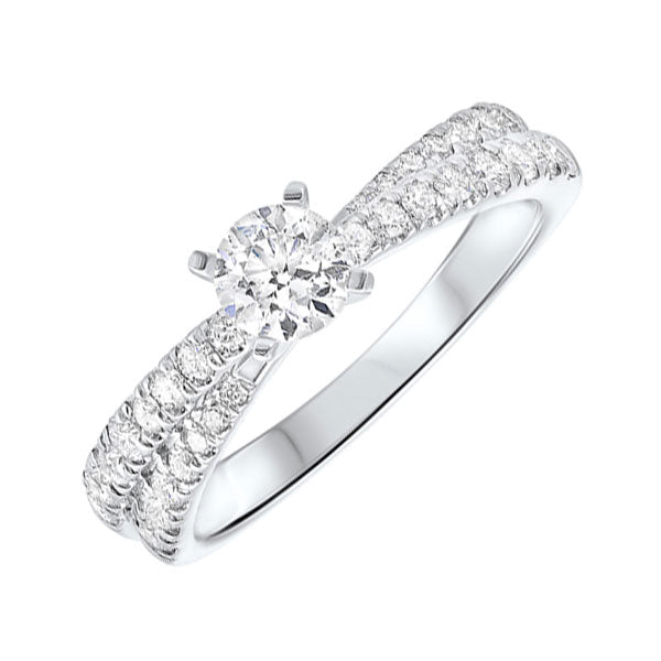 Gems One 14Kt White Gold Diamond(1Ctw) Ring