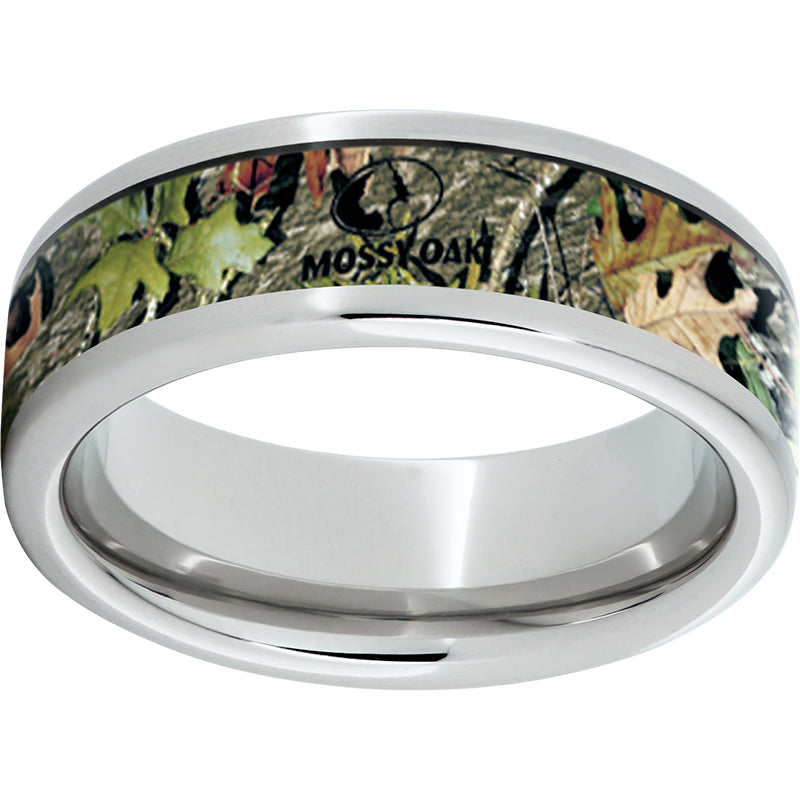 Serinium Pipe Cut Band with Mossy Oak Obsession Inlay