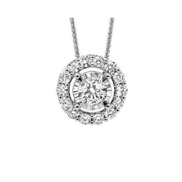 Gems One 14Kt White Gold Diamond (1/4Ctw) Pendant