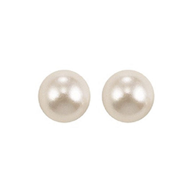 Gems One 14Kt White Gold Pearl (1 Ctw) Earring