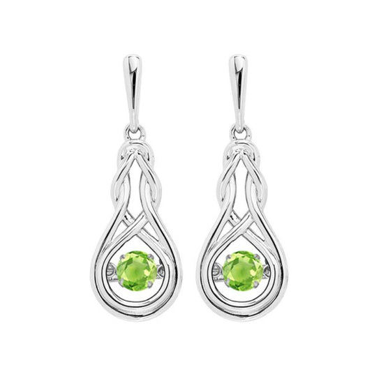 Gems One Silver (SLV 995) Rhythm Of Love Fashion Earrings