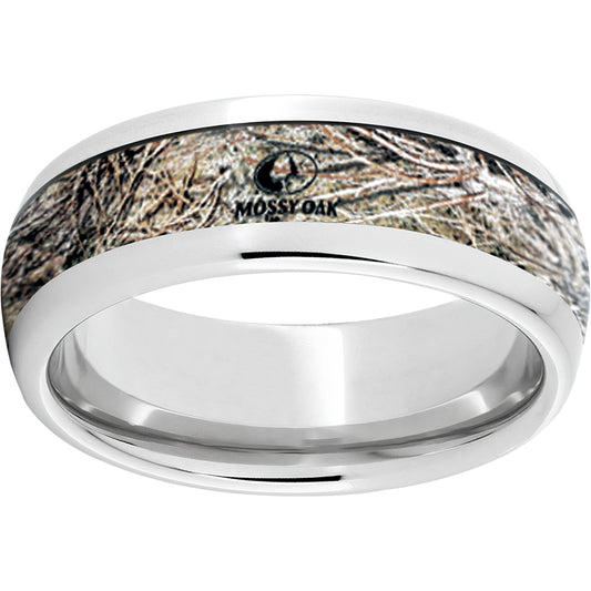 Serinium Domed Band with Mossy Oak Brush Inlay