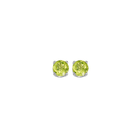 Gems One 14Kt White Gold Peridot (1/2 Ctw) Earring
