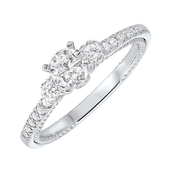 Gems One 14Kt White Gold Diamond(3/4Ctw) Ring