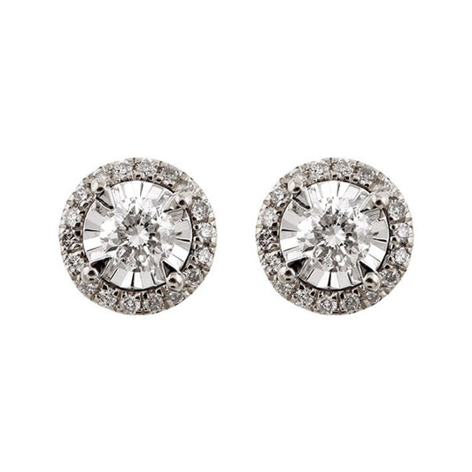 Gems One 14Kt White Gold Diamond (1/3Ctw) Earring