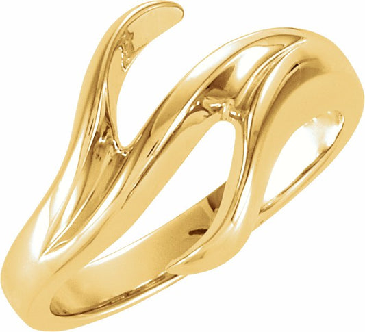 14K Yellow Freeform Remount Ring