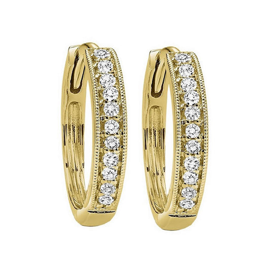 Gems One 10Kt Yellow Gold Diamond (1/6Ctw) Earring