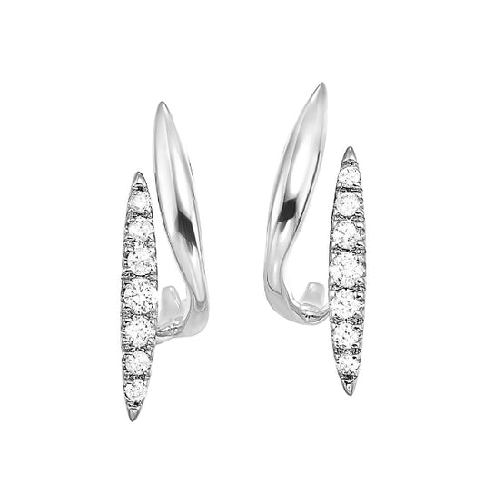 Gems One 10Kt White Gold Diamond (1/5Ctw) Earring