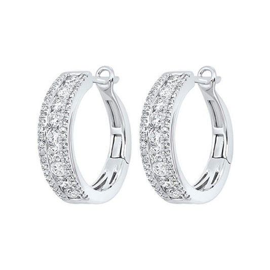 Gems One 14Kt White Gold Diamond (1Ctw) Earring