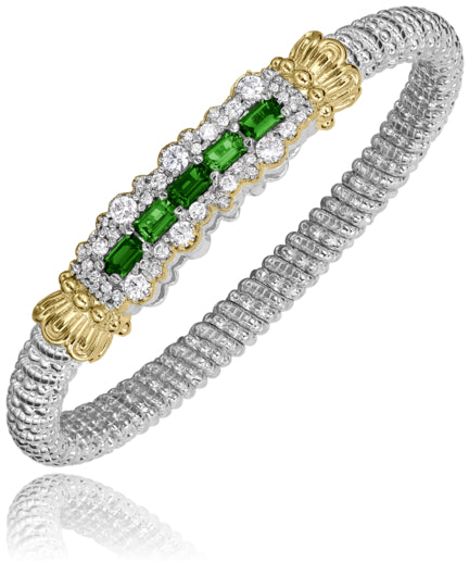 Vahan 14k Gold & Sterling Silver London Blue Topaz Bracelet