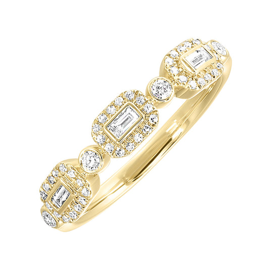 Gems One 14Kt Yellow Gold Diamond (1/4Ctw) Ring