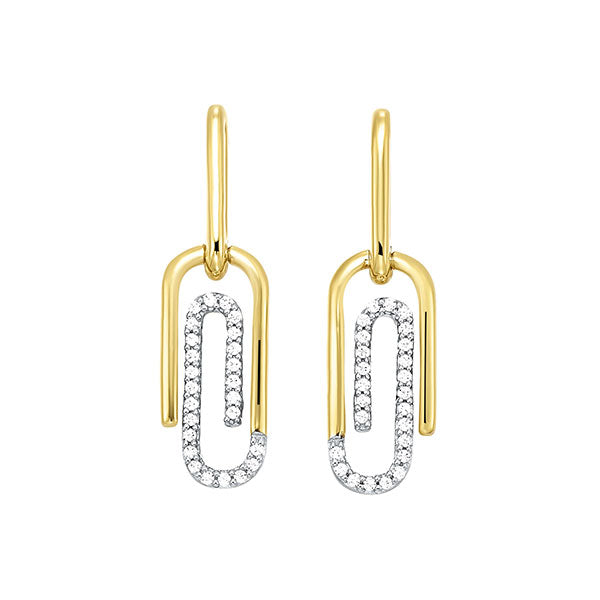Gems One 10Kt Yellow Gold Diamond (1/6Ctw) Earring