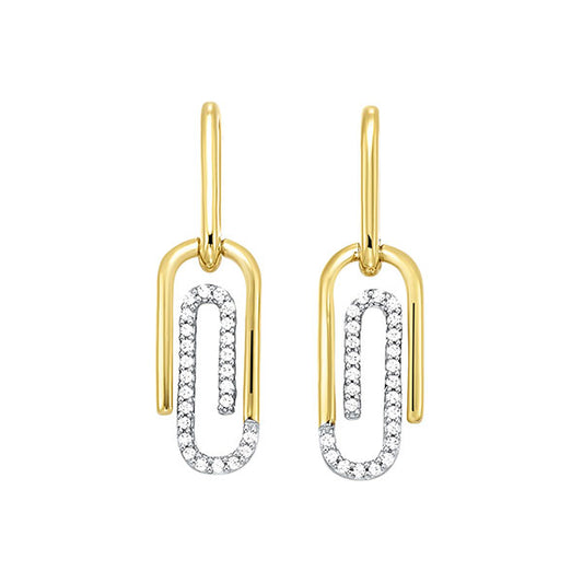 Gems One 10Kt Yellow Gold Diamond (1/6Ctw) Earring