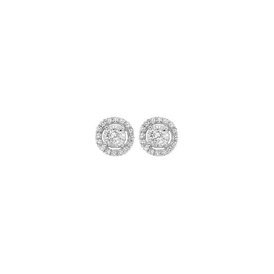 Gems One 14Kt White Gold Diamond (1/3Ctw) Earring