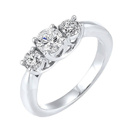 Gems One 14Kt White Gold Diamond (1/3Ctw) Ring