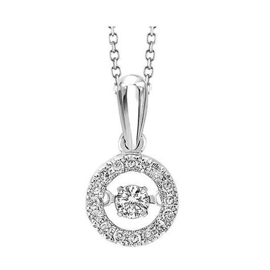 Gems One 10Kt White Gold Diamond (1/5Ctw) Pendant